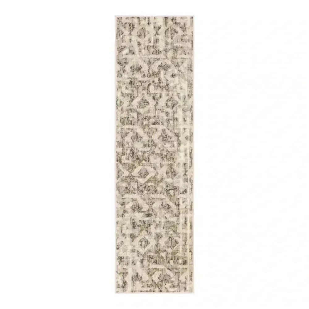 NWOT 2'x7' Eliot Geo Runner Rug Tan/Beige/ Gray -‎ Threshold